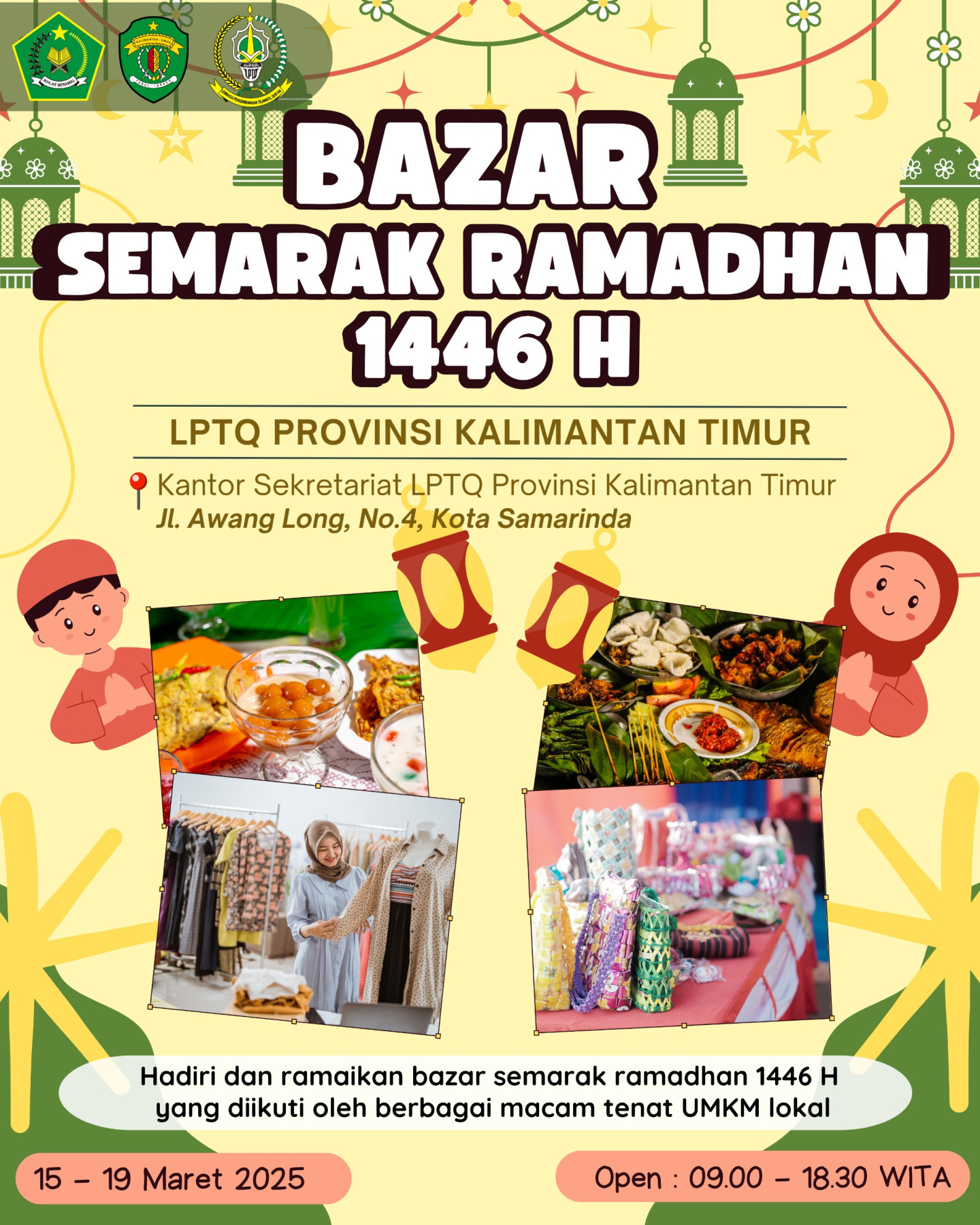 LPTQ Kaltim Gelar "Bazar Semarak Ramadhan"